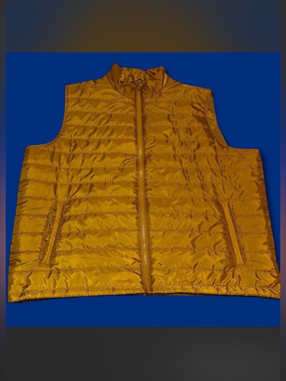Sonoma Men's Quilted Vest in Golden Yellow